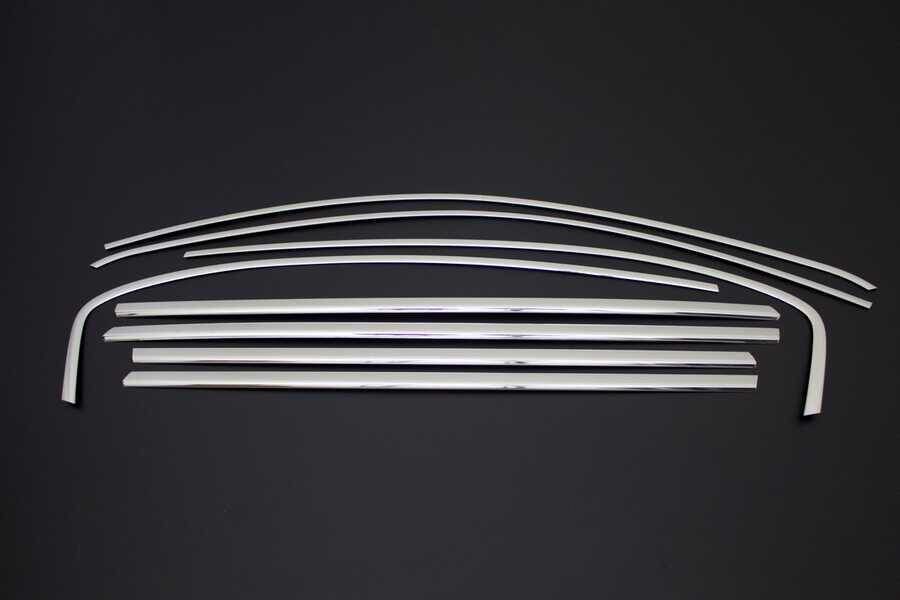 Fiat Egea Sedan/Hatchback Krom Uyumlu Cam Çerçevesi 8 Parça 2015 Ve Sonrası