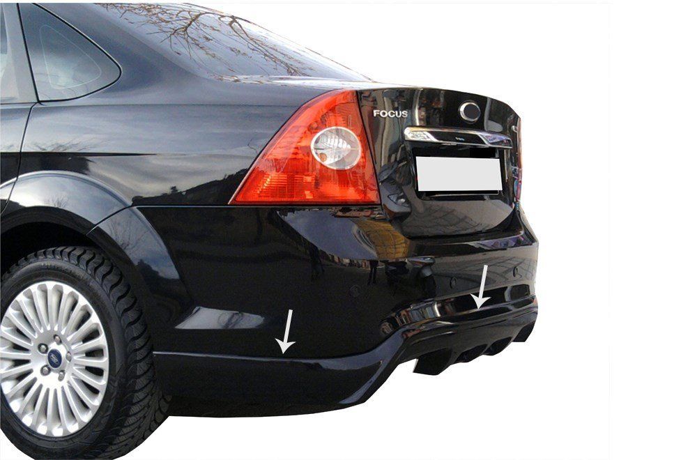 Ford Focus Uyumlu 2 Sedan Arka Tampon Altı Fiber 2008-2011