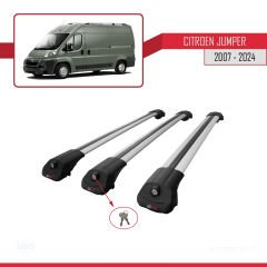 Citroen Jumper 2007 ve Sonrası ile uyumlu ACE-1 Ara Atkı Tavan Barı GRİ 3 ADET BAR