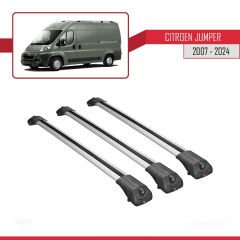 Citroen Jumper 2007 ve Sonrası ile uyumlu ACE-1 Ara Atkı Tavan Barı GRİ 3 ADET BAR