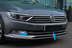 Volkswagen Uyumlu Passat B8 2019- Sis Farı Orta Çitası Paslanmaz Çelik