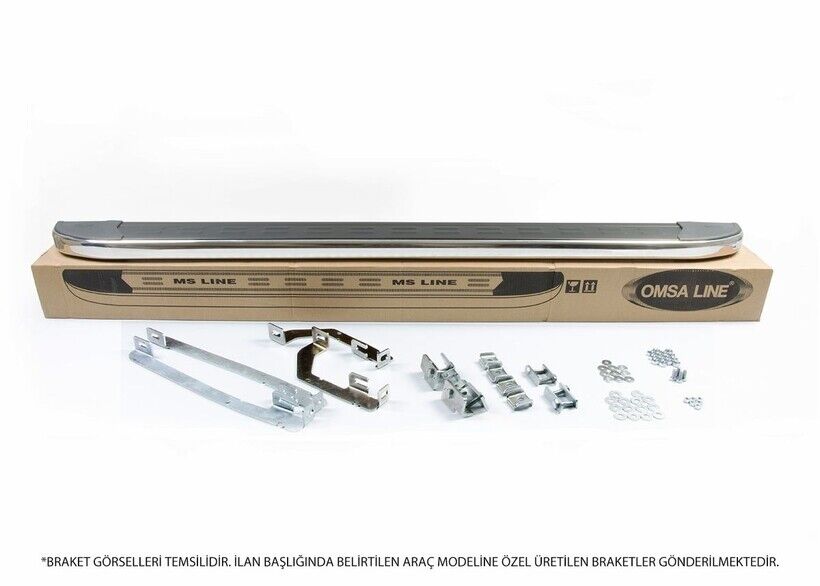 Omsa Peugeot Bipper Ms Line Siyah Yan Basamak 2008+