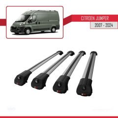 Citroen Jumper 2007 ve Sonrası ile uyumlu ACE-1 Ara Atkı Tavan Barı GRİ 4 ADET BAR
