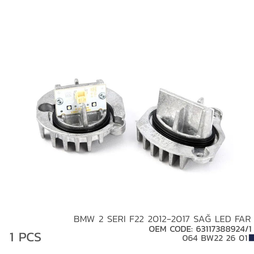 BMW 2 F22 2012-2017 SAĞ LED FAR MODÜL 63117388924/1
