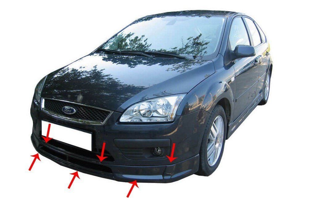 Ford Focus Uyumlu 2 Ön Tampon Altı Fiber 2005-2007