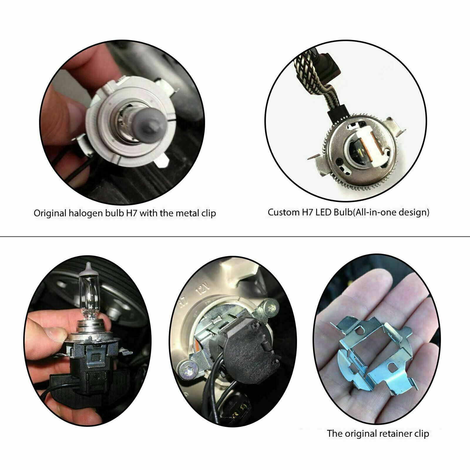 Orijinal Volkswagen H7 Led Far Ampulü 36W 4800Lm 12V-32V / Laam808