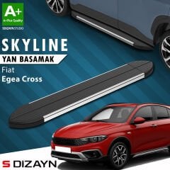 S-Dizayn Fiat Egea Cross Skyline Krom Yan Basamak 183 Cm 2020 Üzeri A+ Kalite