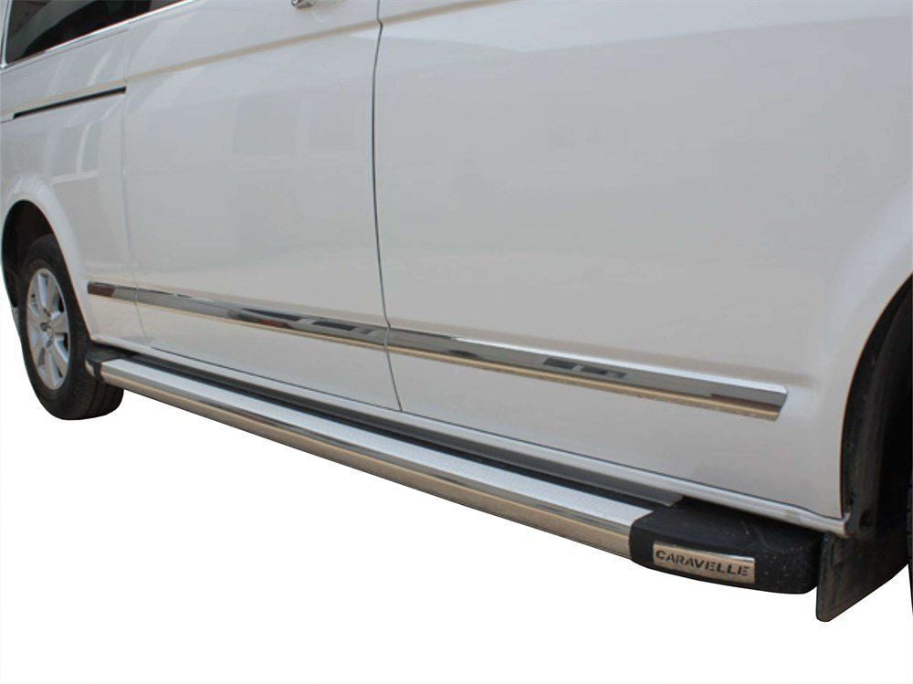 Volkswagen Caravelle Uyumlu T5.5 Yan Kapı Çıtası 5 Parça Krom (K.Ş) 2010-2015