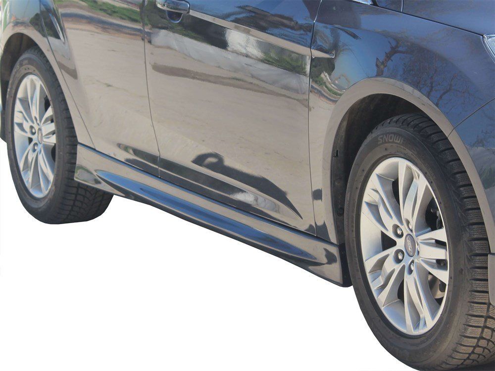 Ford Focus Uyumlu 3 Marşpiyel 2 Parça Fiber 2011-2014