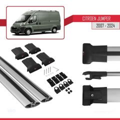 Citroen Jumper 2007 ve Sonrası ile Uyumlu FLY Model Ara Atkı Tavan Barı GRİ