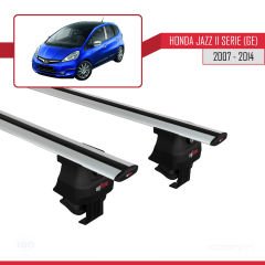 Honda Jazz II serie / Fit (GE) 2007-2014 Arası ile uyumlu ACE-4 Ara Atkı Tavan Barı GRİ