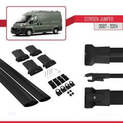 Citroen Jumper 2007 ve Sonrası ile Uyumlu FLY Model Ara Atkı Tavan Barı SİYAH