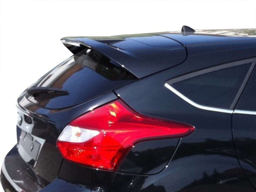 Ford Focus Uyumlu 3 Hatchback Spoiler Cam Üstü (Işıklı) Fiber 2011-2014
