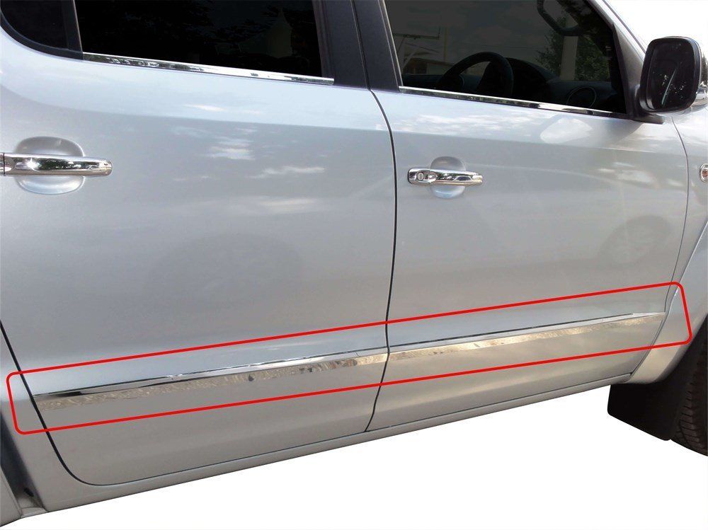 Volkswagen Amarok Uyumlu Yan Kapı Çıtası 4 Parça Çelik 2010-2016