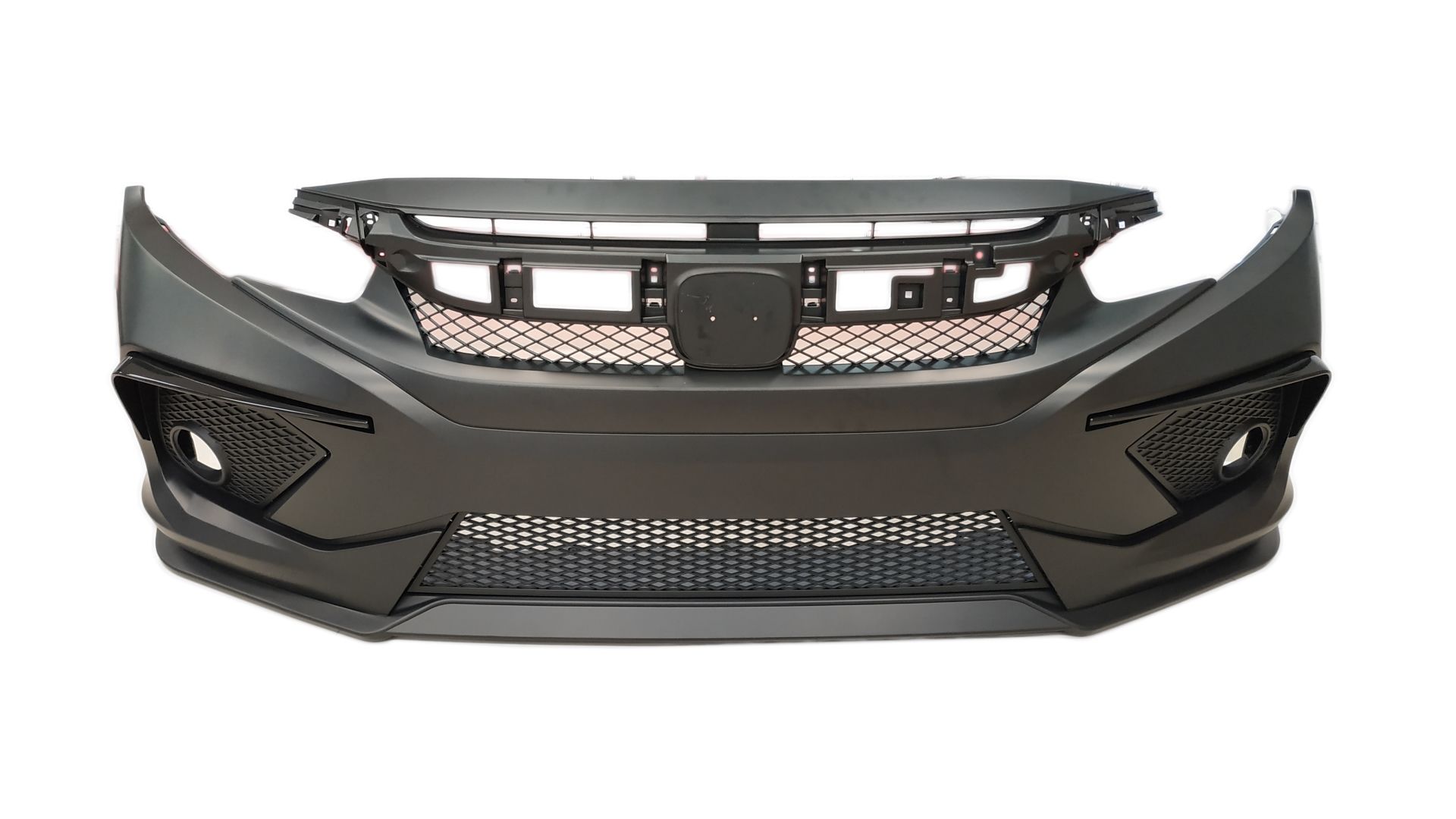 Honda Civic Uyumlu Concept Model Ön Tampon Ek Piano Black Detaylı