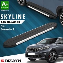 S-Dizayn Kia Sorento 3 Skyline Aluminyum Yan Basamak 183 Cm 2014-2020 A+ Kalite