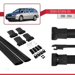 Skoda Octavia (1U) 1998-2004 Arası ile Uyumlu FLY Model Ara Atkı Tavan Barı SİYAH