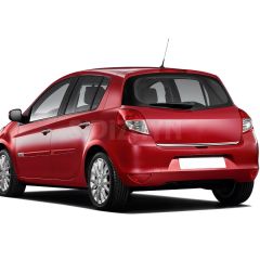 Renault Clio Uyumlu 3 Hatchback Krom Bagaj Alt Çıta 1 Parça 2006-2012