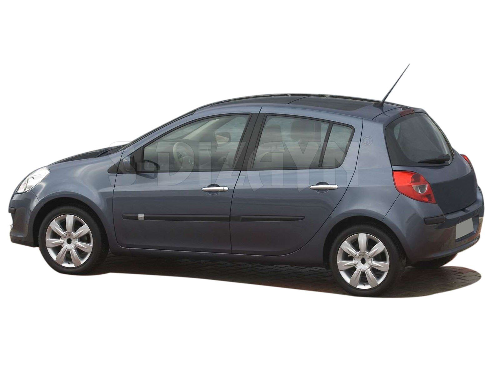 Renault Clio Uyumlu 3 Hatchback Krom Kapı Kolu 4 Kapı 2006-2012