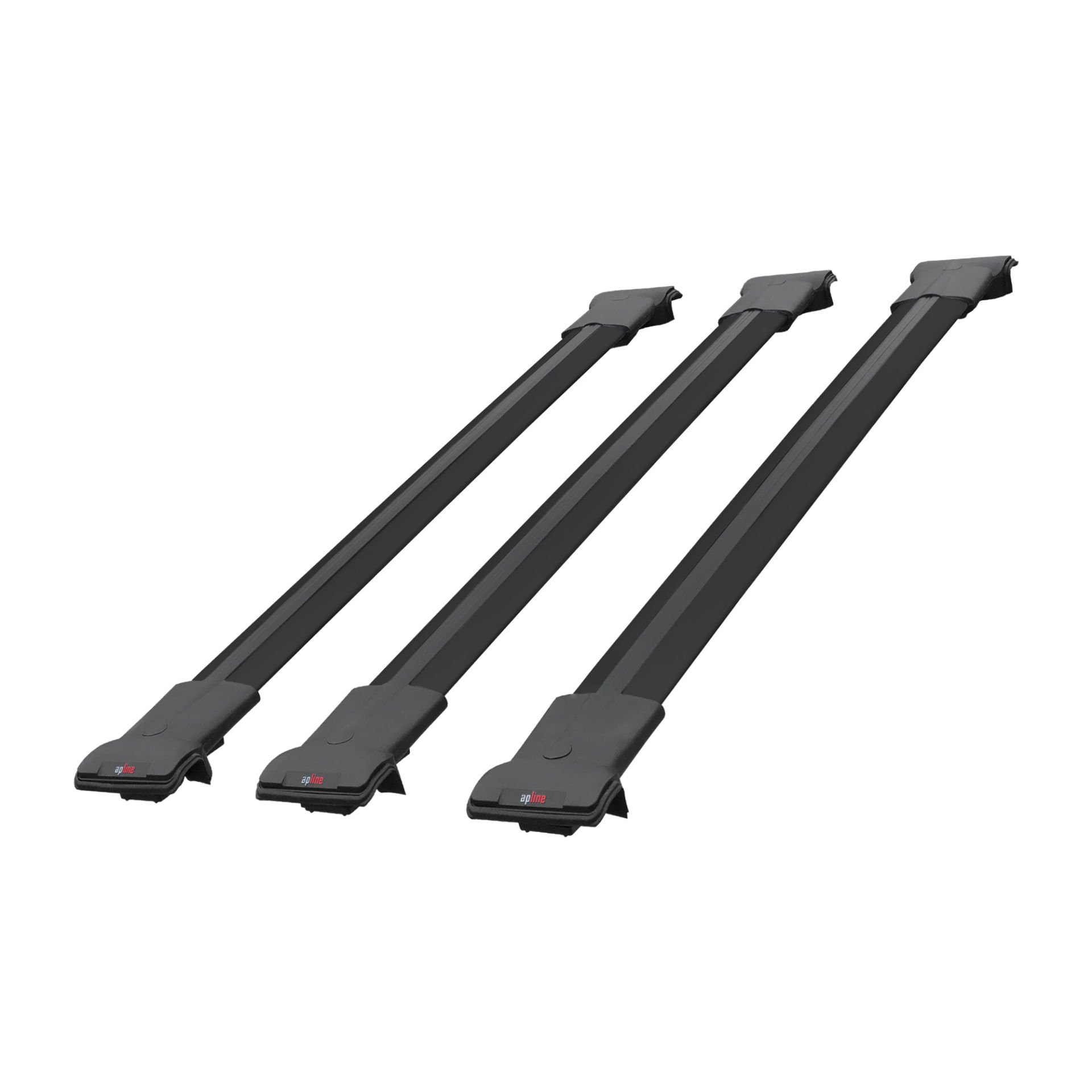 Mercedes C Class (S204) 2007-2014 Arası ile Uyumlu FLY Model Ara Atkı Tavan Barı SİYAH 3 ADET BAR