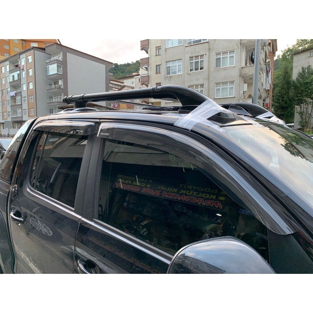 Volkswagen Amarok Uyumlu Benekli Cam Rüzgarlık 4 Lü Set (Yazısız)