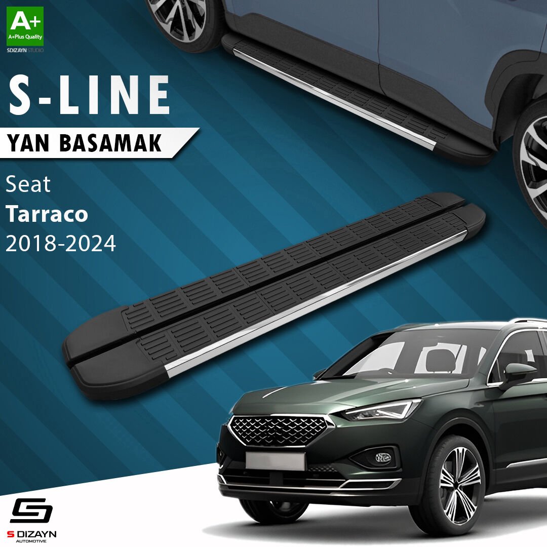 S-Dizayn Seat Tarraco S-Line Krom Yan Basamak 193 Cm 2018-2024 A+ Kalite