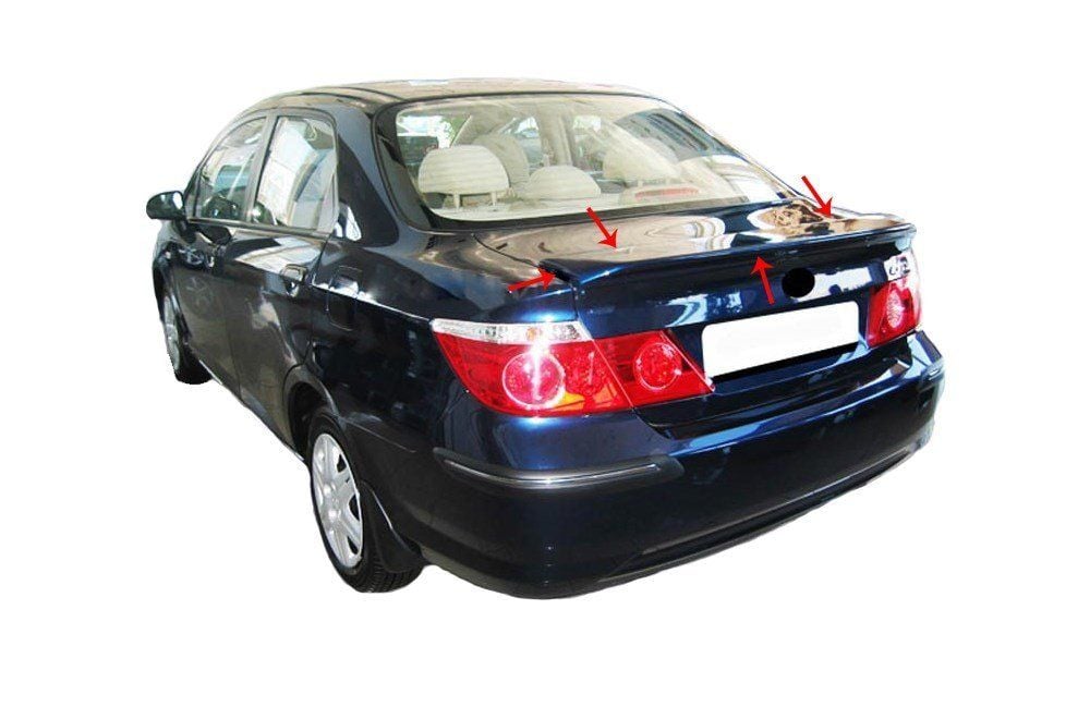 Honda City Uyumlu 4 Spoiler Bagaj Gt Fiber 2002-2007