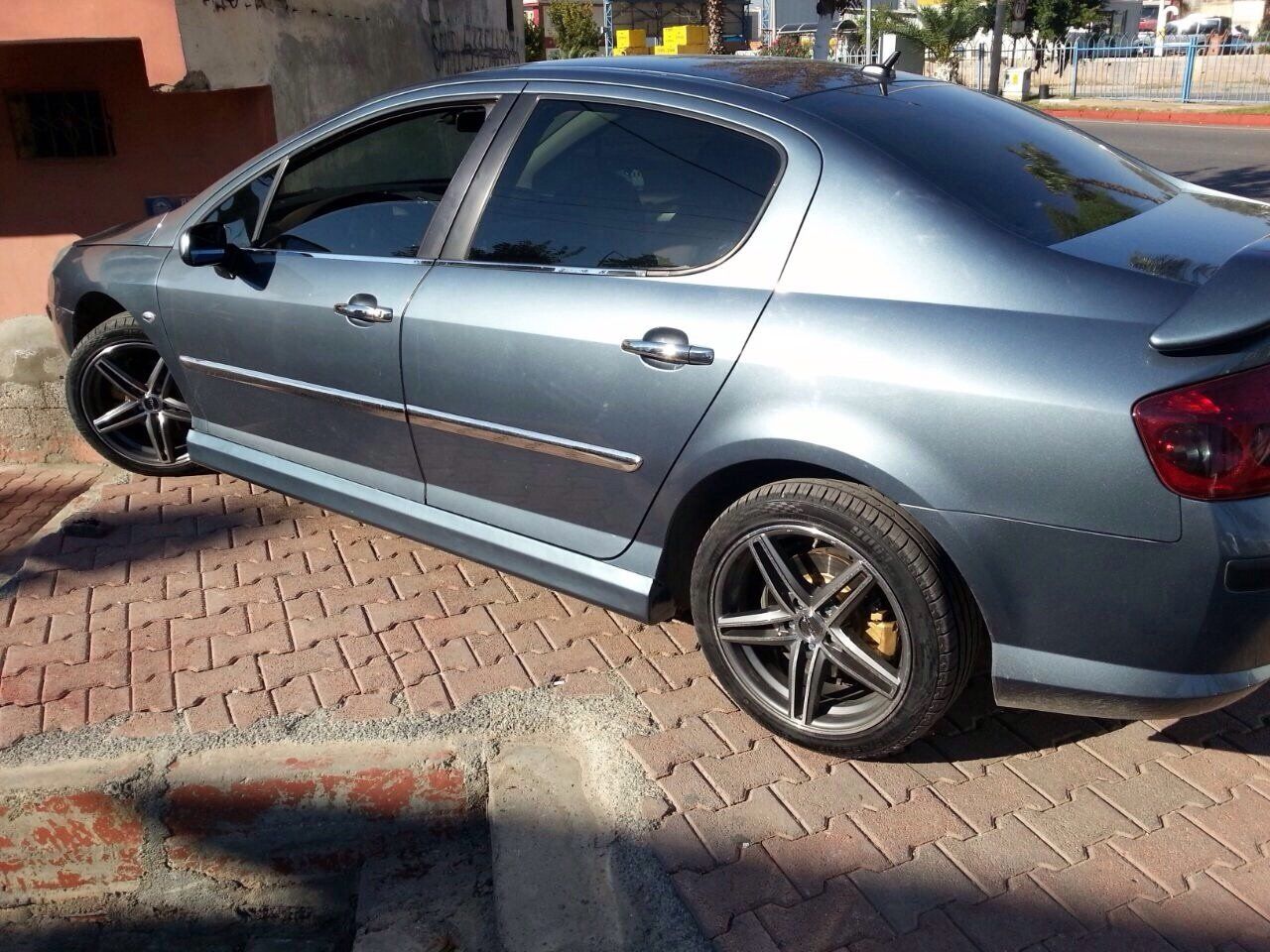 Peugeot 407 Uyumlu Yan Marşpiyel Boyalı