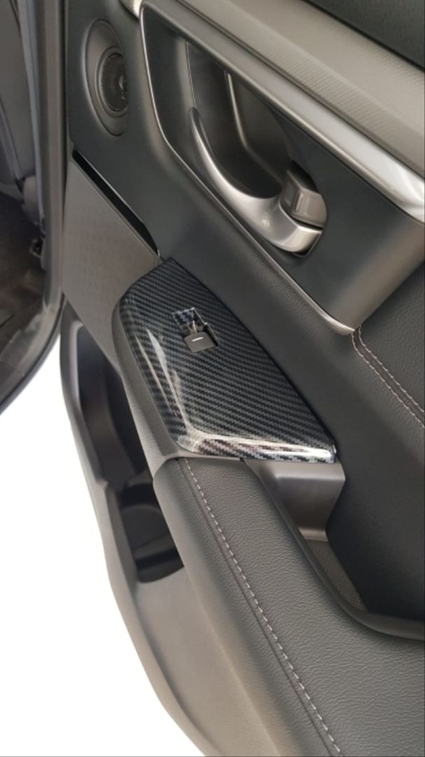 Honda Cr-V Uyumlu 2018-2021 Kapı Kolçak Kaplama Karbon