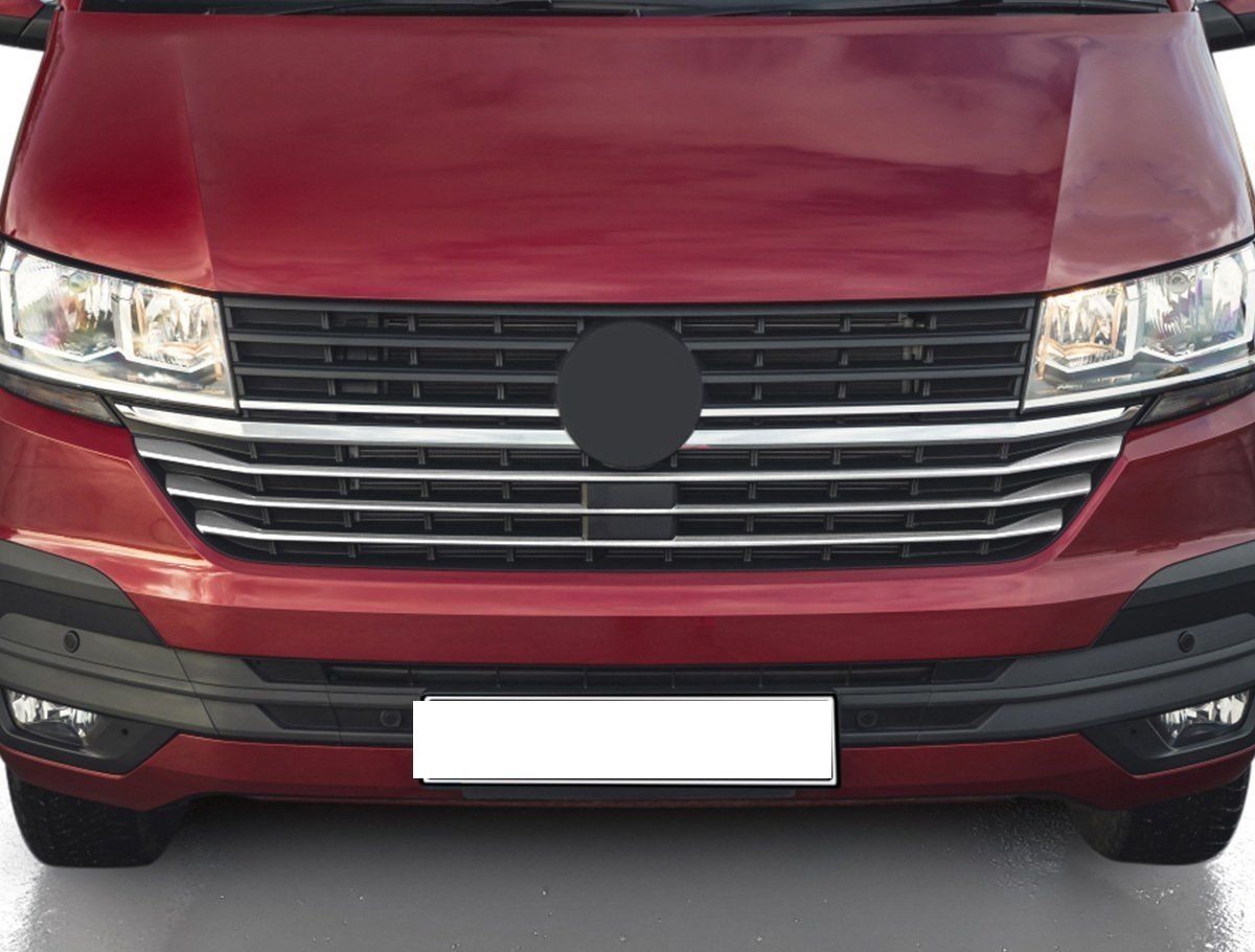 Volkswagen T6.1 Uyumlu Transporter Krom Ön Panjur Alt Çıtası 5 Parça 2020 Ve Son