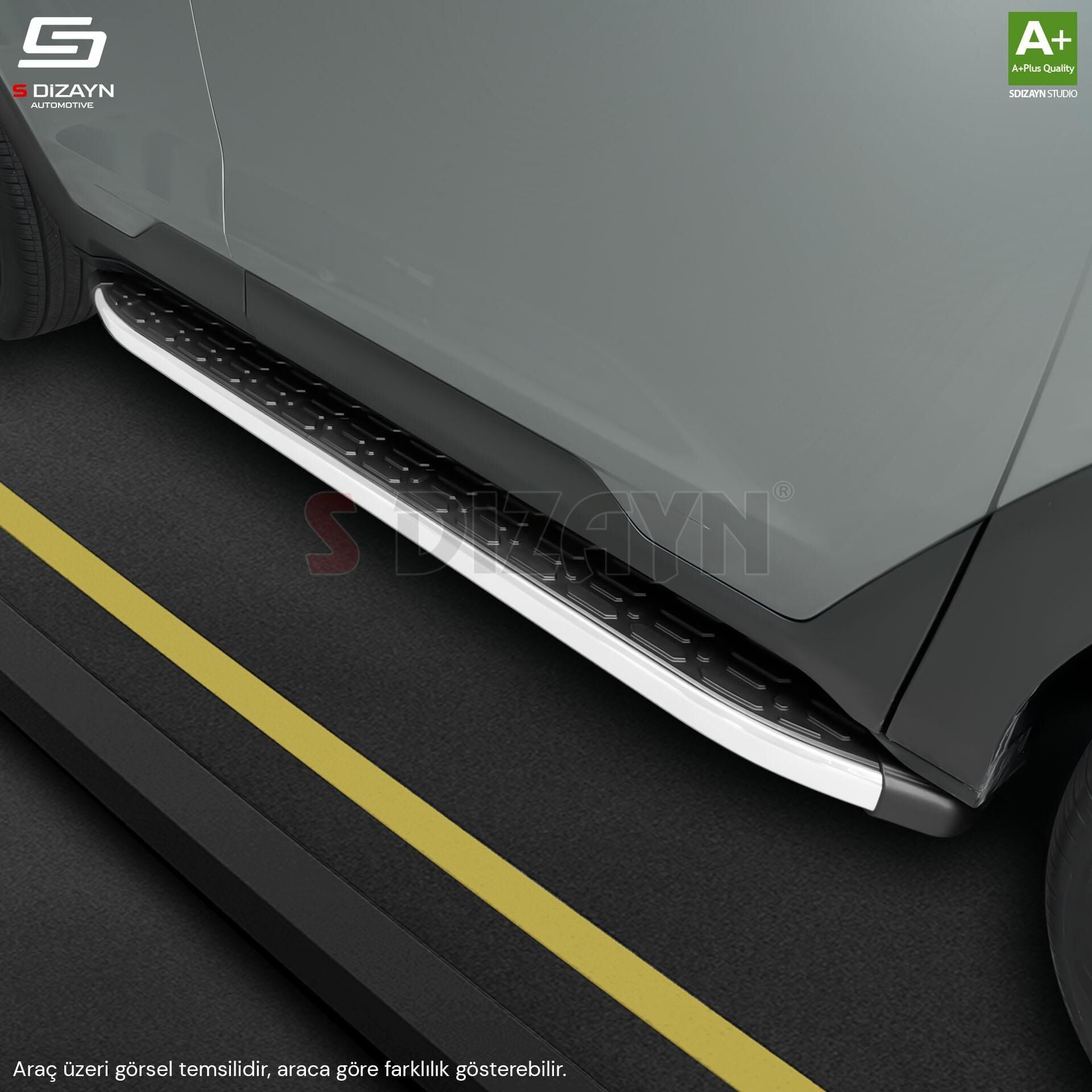 S-Dizayn BYD Seal U Elektrikli Evo Aluminyum Yan Basamak 193 Cm 2022 Üzeri A+ Kalite