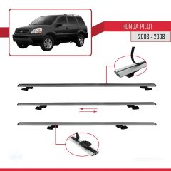 Honda Pilot 2003-2008 Arası ile uyumlu Basic Model Ara Atkı Tavan Barı GRİ 3 ADET