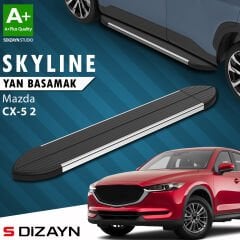 S-Dizayn Mazda CX-5 2 Skyline Krom Yan Basamak 183 Cm 2017 Üzeri A+ Kalite