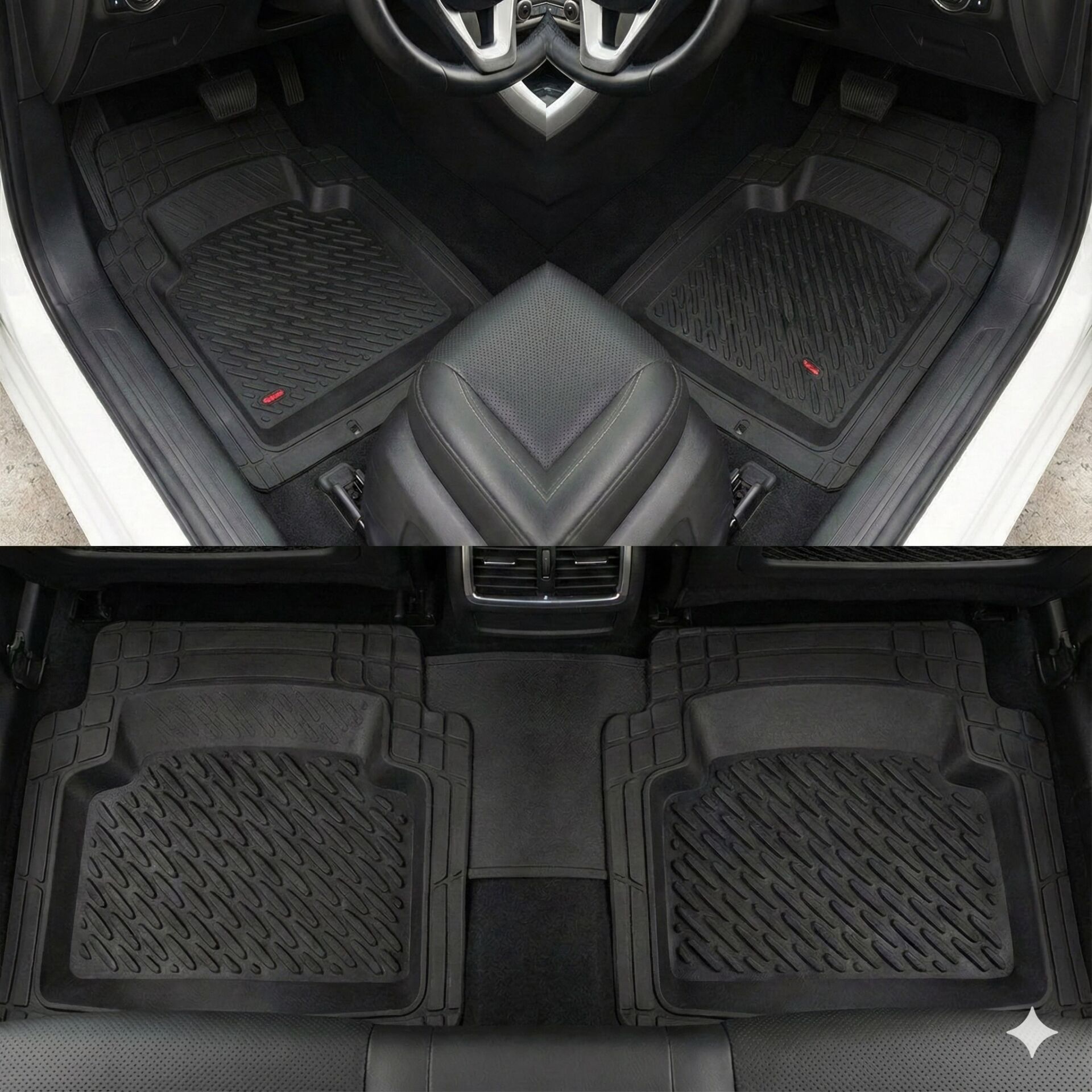 Safir Opel Uyumlu Omega Havuzlu Universal Paspas Krom Siyah Parça