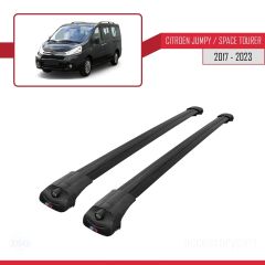 Citroen Jumpy 2007-2017 Arası ile uyumlu ACE-1 Ara Atkı Tavan Barı SİYAH
