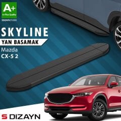 S-Dizayn Mazda CX-5 2 Skyline Siyah Yan Basamak 183 Cm 2017 Üzeri A+ Kalite