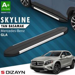 S-Dizayn Mercedes GLA X156 Skyline Aluminyum Yan Basamak 183 Cm 2013-2020 A+ Kalite