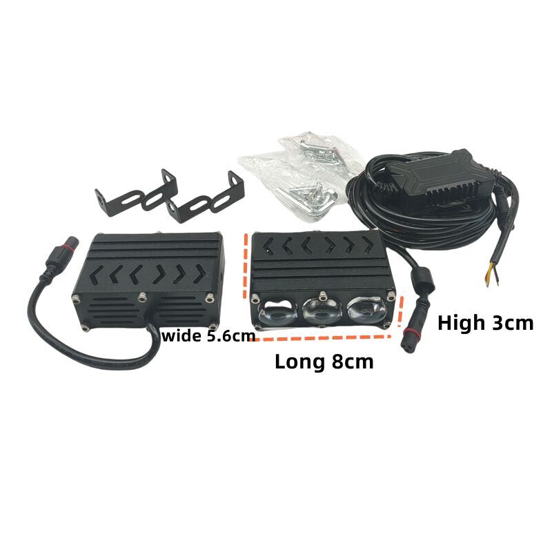 Offroad sis lambası 3 led beyaz 55w sarı 55w 12-80v /  LASS398