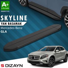S-Dizayn Mercedes GLA X156 Skyline Siyah Yan Basamak 183 Cm 2013-2020 A+ Kalite