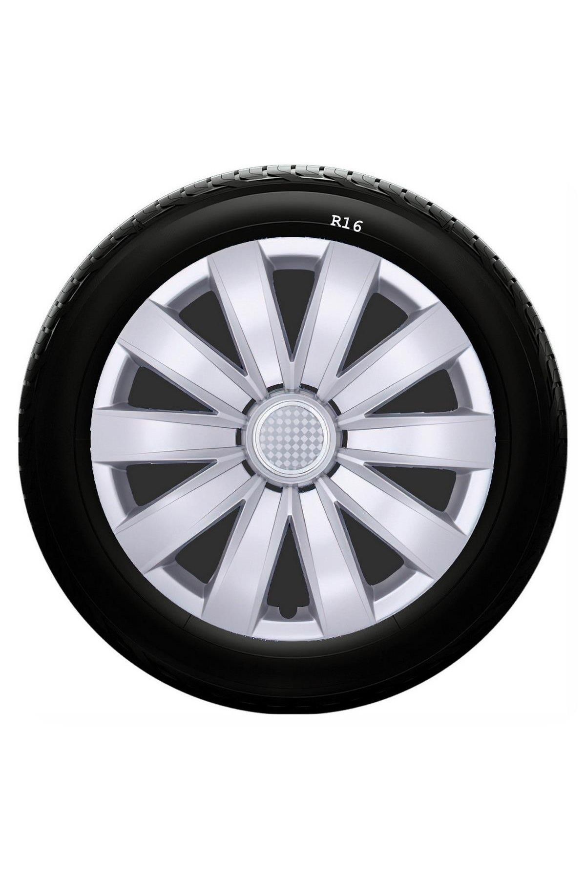 Mazda Uyumlu 16 Inç Kırılmaz SKS Jant Kapağı 1 Takım 4 Adet No:421