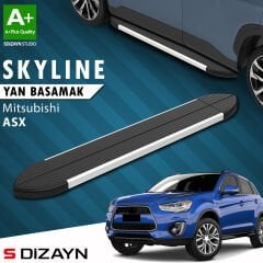 S-Dizayn Mitsubishi ASX Skyline Aluminyum Yan Basamak 183 Cm 2010 Üzeri A+ Kalite