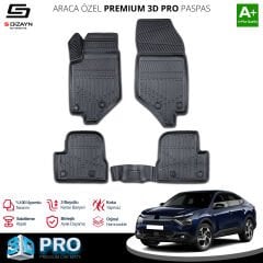 S-Dizayn Citroen C4X Elektrikli 3D Pro Havuzlu Paspas 2023 Üzeri A+ Kalite