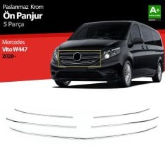 Mercedes Vito Uyumlu W447 Krom Ön Panjur 5 Parça. 2020 Üzeri