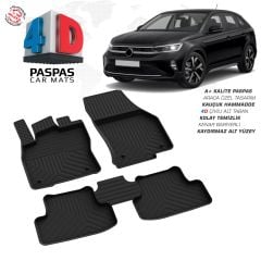 VW Taigo 4D Araca Özel Havuzlu Kauçuk Paspas 2021 Üzeri