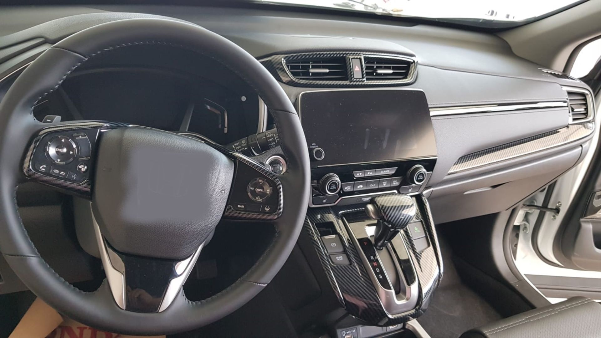 Honda Cr-V Uyumlu 2017+ Karbon Direksiyon Kaplama