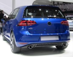 Volkswagen Golf Uyumlu 7 2013-2018 Gti Difüzör Piano Black