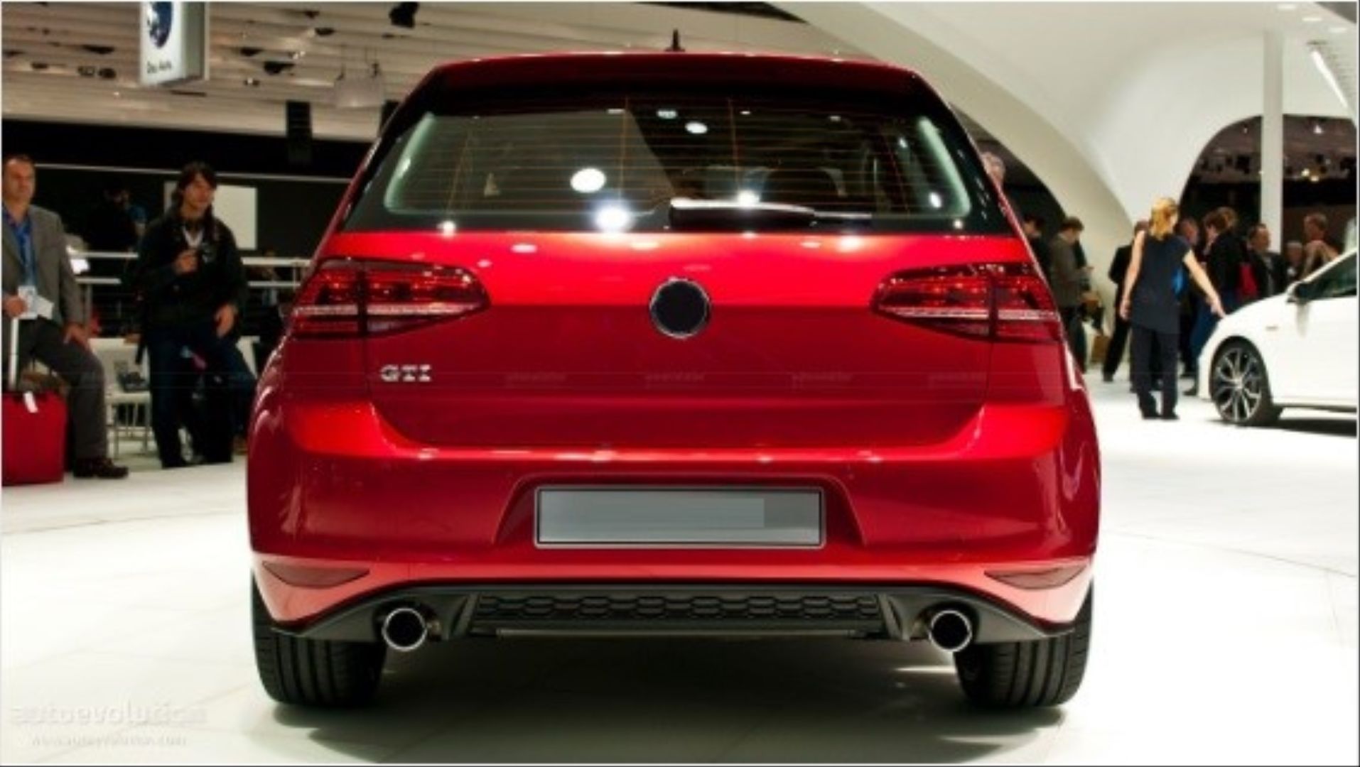 Volkswagen Golf Uyumlu 7 2013-2018 Gti Difüzör Piano Black