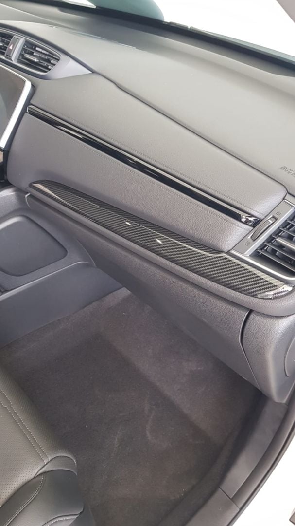 Honda Cr-V Uyumlu 2017+ Karbon Göğüslük Kaplama 2 Parça