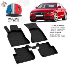 Audi A4 4D Araca Özel Havuzlu Kauçuk Paspas 2008-2015