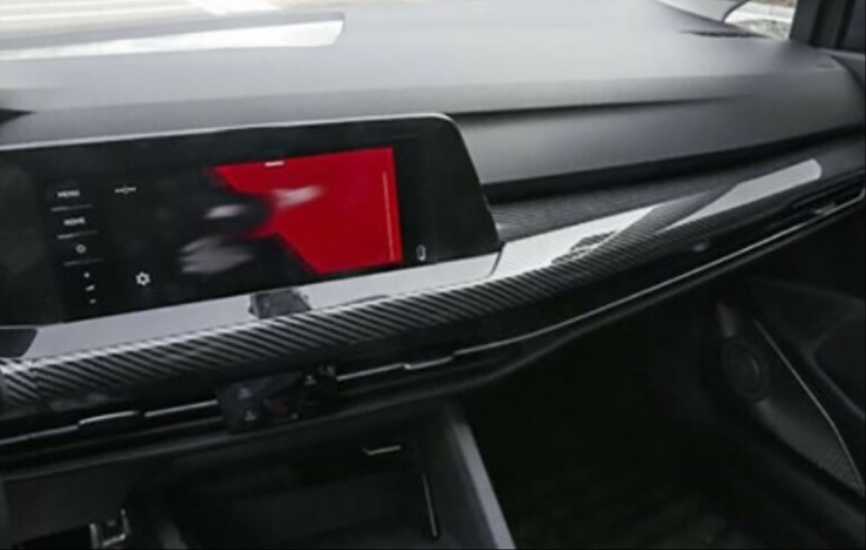 Volkswagen Golf Uyumlu 8 Göğüslük Kaplama Karbon